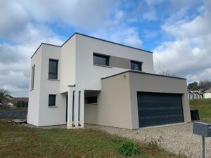 Façadier - Façade d'une nouvelle maison